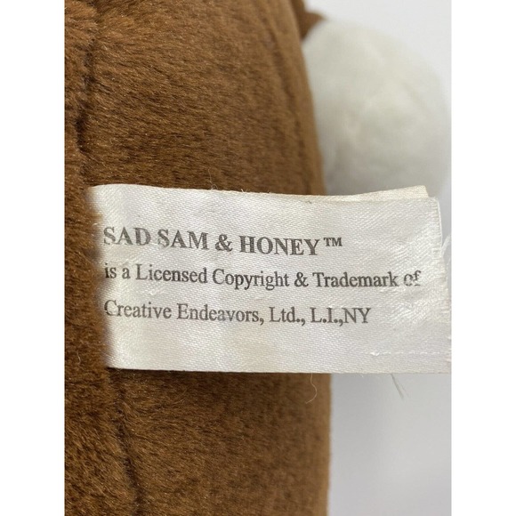 Dan Dee Sad Sam & Honey Plush 15 Inch Puppy Dog Holiday Christmas Stocking Santa - Picture 6 of 8